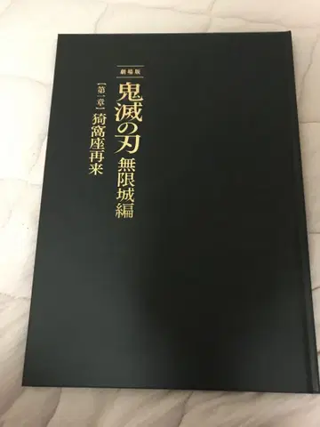 귀멸의 칼날 극장판 무한성 편 제1장 팜플렛 최초 한정판