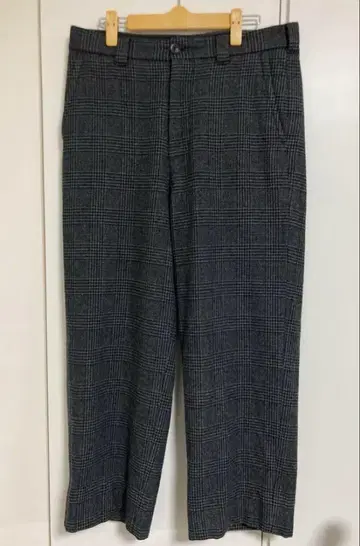 Steven Alan (스티븐 앨런)의 울 글렌체크 패턴 와이드 팬츠