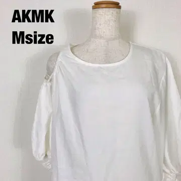 AKMK 나이스 어시멘틀리 반팔 블라우스 화이트 A2