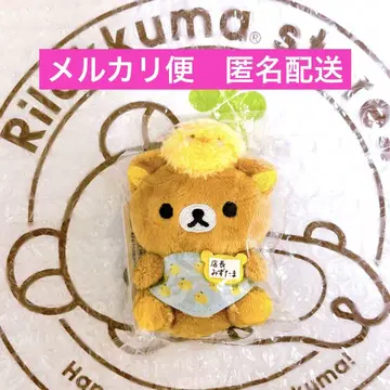 일요일 SALE 리락쿠마 점장 손바닥 봉제인형 물방울 점장