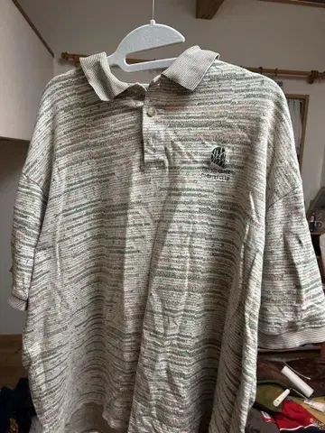 DESCENTE SPIRIT 피케 셔츠 반팔 그레이 계열