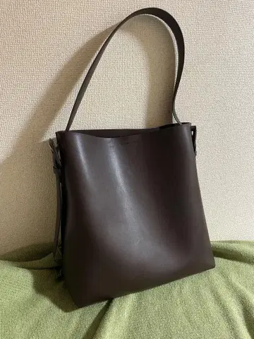 H&M 숄더백 다크 브라운
