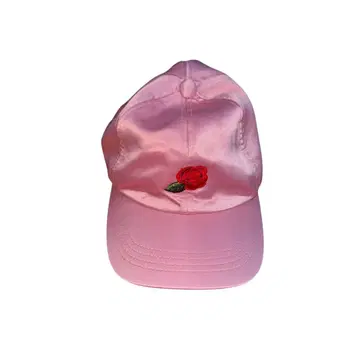 Vintage Rose Design Satin Cap