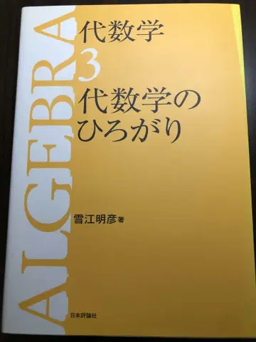 유키에 대수학 3 대수학의 확장