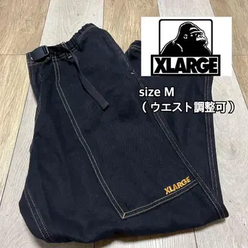 XLARGE 블랙 카고 팬츠