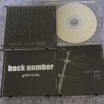 백넘버 BACK NUMBER 데모 4종 + 증정품