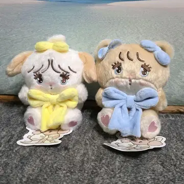 mikko characters 안아주는 리본 마스코트 수플레 라떼