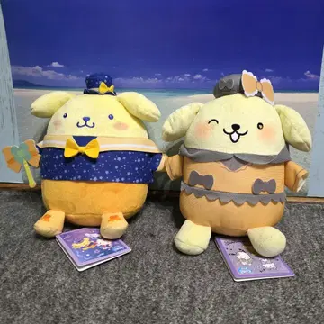 산리오 스위트 컬러풀 저지 인형 매지컬 리본 인형 폼폼푸딩