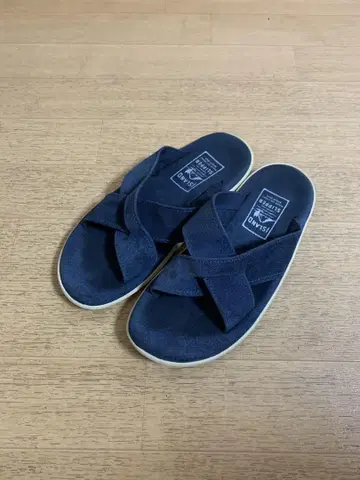ISLAND SLIPPER 아일랜드 슬리퍼 가죽 스웨이드 샌들 사이즈 8
