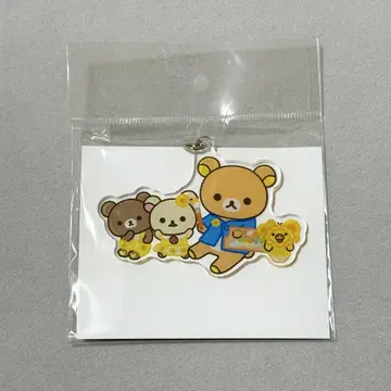 고흐 전시회 한정 콜라보 산엑스 리락쿠마 아크릴 키링