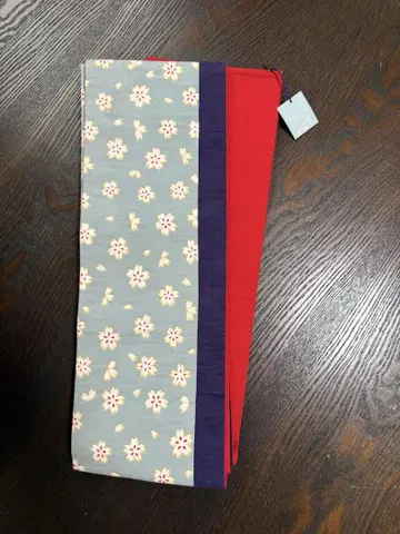 소우세이샤 반폭 오비 꽃무늬 유카타 오비 미사용 새상품