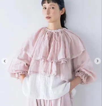 사만사 모스모스 kazumi 볼레로 블라우스 레이스 가디건 핑크