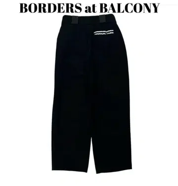 BORDERS at BALCONY TWILL BELTED PANTS M