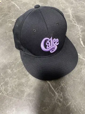 CALEE : 로고 트윌 야구 모자 Purple