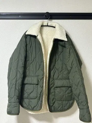 퀼팅 자켓 카키