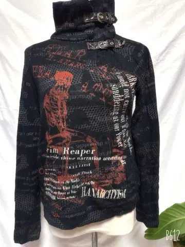 h.NAOTO anarchism for plus 하이넥 상의 중고품
