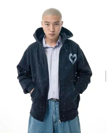 ARAKI 지퍼 후드티
