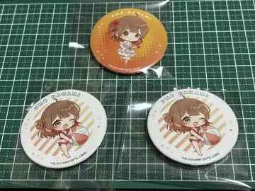 학원 아이돌 마스터 카노미 유메 미니 캐릭터 캔뱃지 스이파라 바닷가 세트