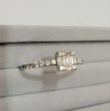 아사히 다이아몬드 공업 버킷 컷 다이아몬드 반지 0.4ct
