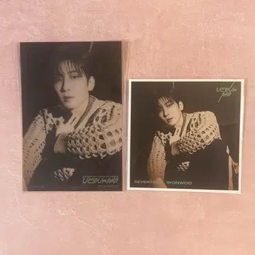 SEVENTEEN 혼자가 아니야 원우 클리어 엽서, 응모 카드
