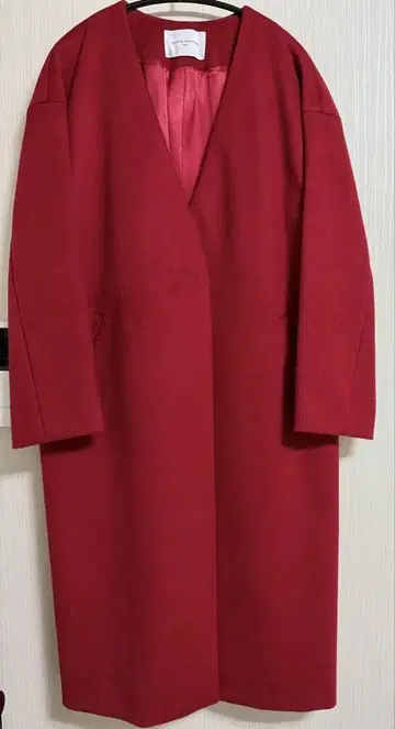 UNITED ARROWS 빨간색 체스터 코트 사이즈 38