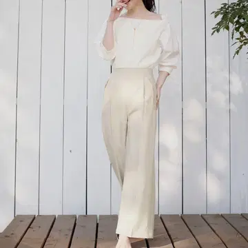 natural couture WZIP 예쁜 팬츠 베이지