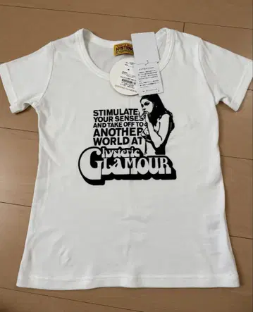 HYSTERIC GLAMOUR 쪼꼬미 T 화이트