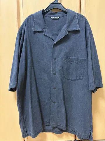 AURALEE 24SS 반팔 데님 셔츠