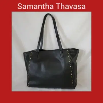 [미사용] Samantha Thavasa 블랙 토트백