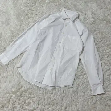 [ c5532 ] GU 커터 셔츠 긴팔 화이트