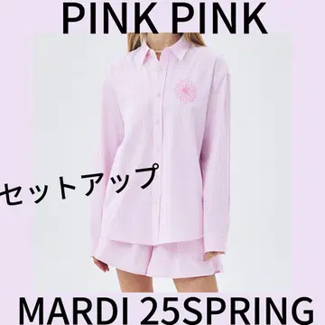 Mardi 셋업 핑크 꽃무늬