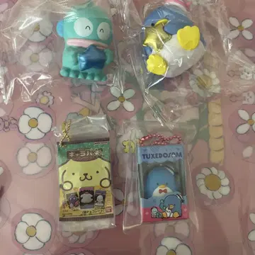 산리오 반짝임 벌룬 피규어2 초코 박스 턱시도샘