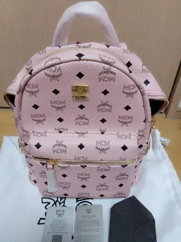 MCM 미사용 새상품 파우더 핑크 S 사이즈