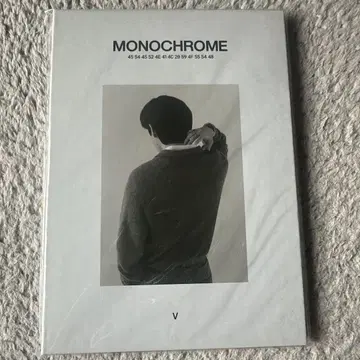 BTS POPUP MONOCHROME 엽서북 V 태태