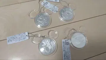 디즈니씨 기념 메달 미키 클리어 케이스 키링