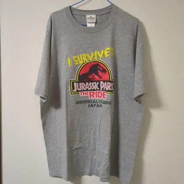 [레어 레어] I SURVIVED JURASSIC PARK 티셔츠 XL