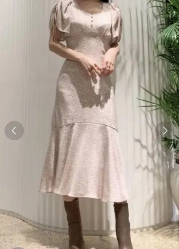 SNIDEL 스나이델 핑크 플레어 원피스 00 사이즈