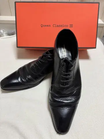 퀸클래시코 일본산 비즈니스 슈즈 내날개 스트레이트 팁 27cm