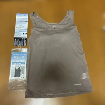 몽벨 지오라인 쿨 메쉬 탱크탑 위드 브라 S 탄