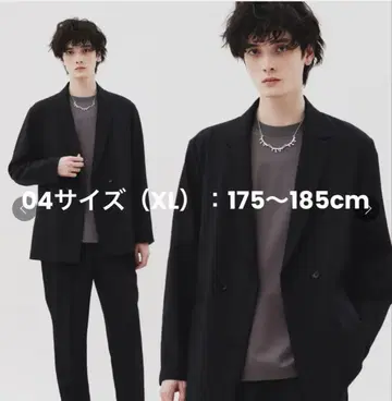 [새상품] tk.TAKEO KIKUCHI 모듬 셋업 수트 04 XL