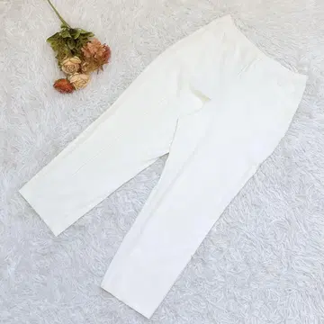 P2pants 피츠팬츠 아리키 스트레치 팬츠 [L] 전체 밴딩 화이트
