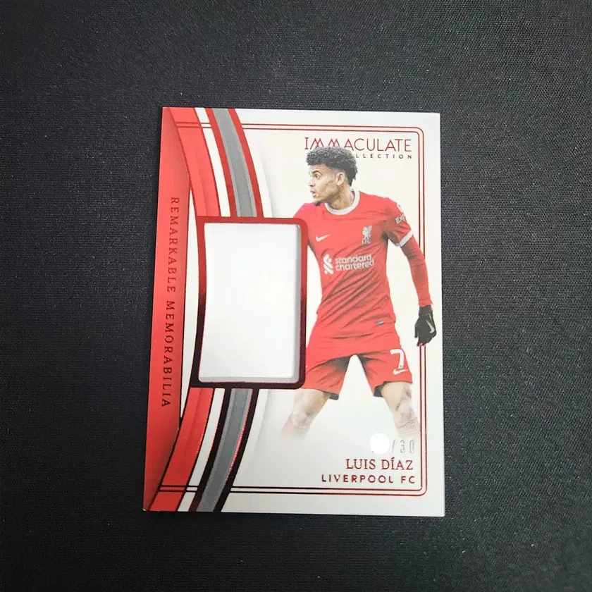 イスコ ジャージーカード 背番号パッチ Immaculate 選手着用ユニ