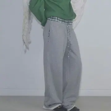 sculptor boxer layered sweatpants