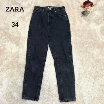 [자라] ZARA 스트레이트 데님 팬츠 청바지 그레이 34