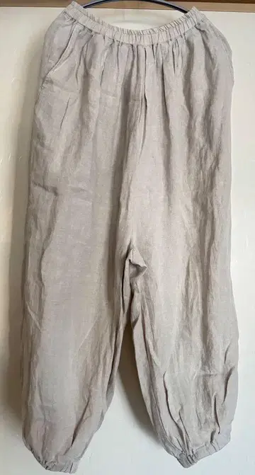 뱅블랑 린넨 볼륨 팬츠