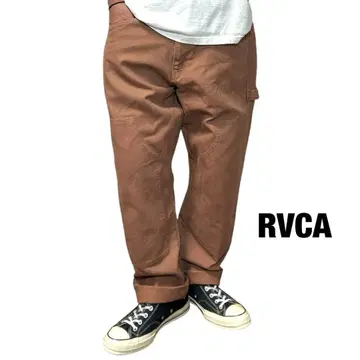 RVCA 더블니 덕 페인터 팬츠 빈티지 가공