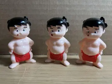 시골뜨기 대장 미니 소프트 비닐 쇼와 레트로 3개 세트