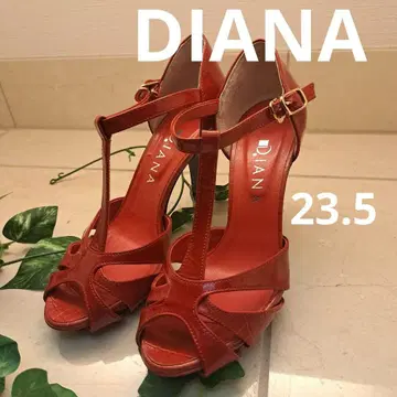 DIANA 다이애나 오픈토 샌들 빨간색 23.5