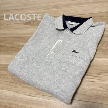 LACOSTE 폴로 셔츠 그레이 포켓 있음