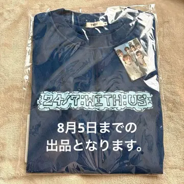 TWS 24/7:WITH:US IN JAPAN 티셔츠 네이비 M 사이즈